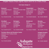 Ashgate Hospice Charity Shops