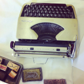 Hot Bed Press Typewriter Art