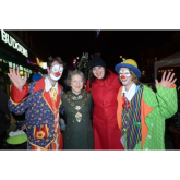 Stoneleigh Broadway lit up for Christmas – 1000 attend the switch on see the video.