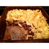 A LOwestoft quick and easy recipe - Greek Lamb and Macaroni Bake
