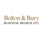 Which businesses have been nominated in the Bolton and Bury Business Awards 2013?