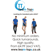 Branded polo shirts from Team Tops