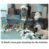 St Mark’s have gone baaahmy as the sheep flock into Epsom for the Knitivity.