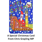 A very special Christmas Card from Chris Grayling MP in Epsom