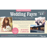 Hope to meet you at High Lodges Wedding Fayre next month