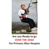 On Edge – then Go Over The Edge for Princess Alice Hospice at Epsom Racecourse @PAHospice