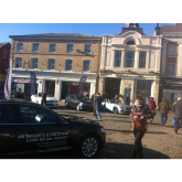 Shiny cars take over Hitchin's Market Place