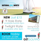 National Golfing Month at Mile End Golf Club
