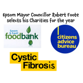 Epsom Mayor Cllr Robert Foote selects his Charities for the year