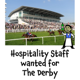 Hospitality Staff wanted for The DERBY  at Epsom 6-7 June @recruitmentshop #epsomjobs