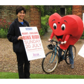  charity fundraiser the Heart of England Bike Ride from Packwood House on Sunday 20th July.