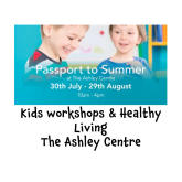 Passport to Summer – Kids workshops & healthy living at The Ashley Centre Epsom @ashley_centre #kidssummer