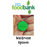Epsom & Ewell Foodbank – Community Matters at Waitrose in Epsom – spend your green token @Trusselltrust @epsomfoodbank 