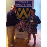 Talented young tennis aces claim county trophies at The Shrewsbury Club 