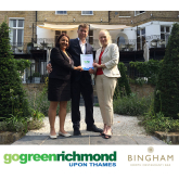 30th September registration deadline for free Greening Business support as Bingham Hotel ‘greens’ its business