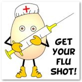 Don’t forget your flu vaccinations from Sykes Chemist! 