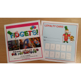 Loyalty card available at Fidgets Soft Play Centre, Bolton