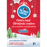 Fleet Christmas Window competition