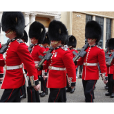 Changing of the Guard Windsor Castle during December 2014