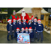 Children treated to lunch with Santa at Shrewsbury caravan dealership Salop Leisure