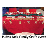 #Christmas family craft event at Metro Bank #Epsom @Metro_Bank