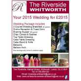 Wedding essentials package just £2015 at The Riverside