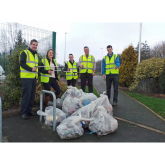 Shrewsbury caravan dealership's army of litter pickers support Community Clear-up campaign