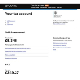 Self-Assessment Becomes “Your Tax Account”