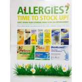 Allergies? It’s time to stock up from Sykes Chemist!