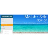 Not Just Travel's Match Plus Holiday Sale