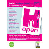 Watford's Heritage Open Days are back!