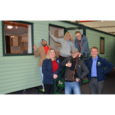 Stand-up comedy show inside a caravan holiday home is recipe for laughter