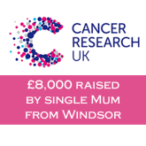 Windsor based single mum of four raises over £8,000 for Cancer Research UK