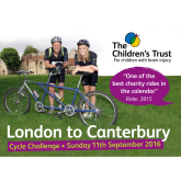 London to Canterbury Charity Cycle for The Children’s Trust @Childrens_trust