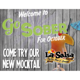 La Salsa support Go Sober For October!