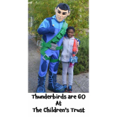 Virgil Tracy from TV series Thunderbirds Are Go @Childrens_Trust #Tadworth to launch children’s charity rockets @ThunderbirdsHQ 