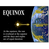 Spring Equinox is on 20th March 2017
