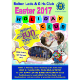 Book now for the Easter Holiday Club at Bolton Lads and Girls Club! 