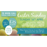 Enjoy a delicious Easter Sunday Lunch at Bolton Whites Hotel