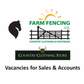 Jobs: Sales & Accounts Vacancies at @CountryCStore #Ewell Farm Fencing #Tadworth and Derby Equestrian Store #Epsom @Jonthefence