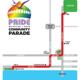 Brighton Pride Parade 2018 - Street Route Map