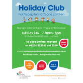 Book now for the Bolton St Catherine’s Academy October 2017 Holiday Club!