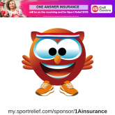 One Answer Insurance, Rings in the fundraising for Sport Relief