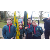 Scouts Celebrate St George's Day in Sutton Park 