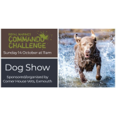 Dog Show to raise funds for charities at Royal Marines Commando Challenge Corner House Vets, Exmouth to sponsor and organise Sunday 14 October at 11am