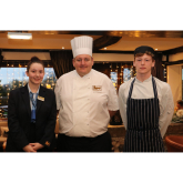 Two apprentices are receiving training from leading industry professionals as they begin their careers within the Hospitality sector.