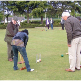Spring into action - play croquet!