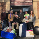 Leamington Spa care home delivers clothing donation to help homeless people