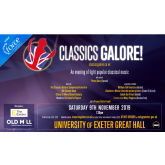 Tickets on sale now for Classics Galore!