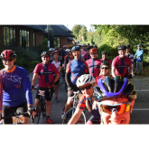 Hundreds of cyclists hit road to support St Giles Hospice